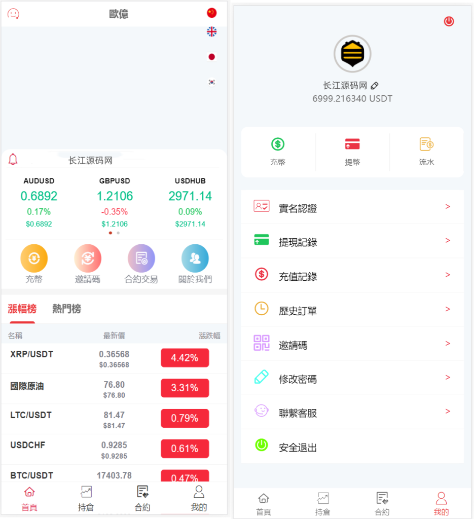 虚拟币交易所系统源码 - 仿BTC/USDT交易平台开发方案-盘口资源网